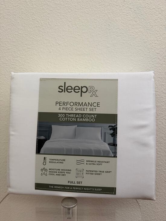 Sleep rx Other - New bamboo blend white sheet set full